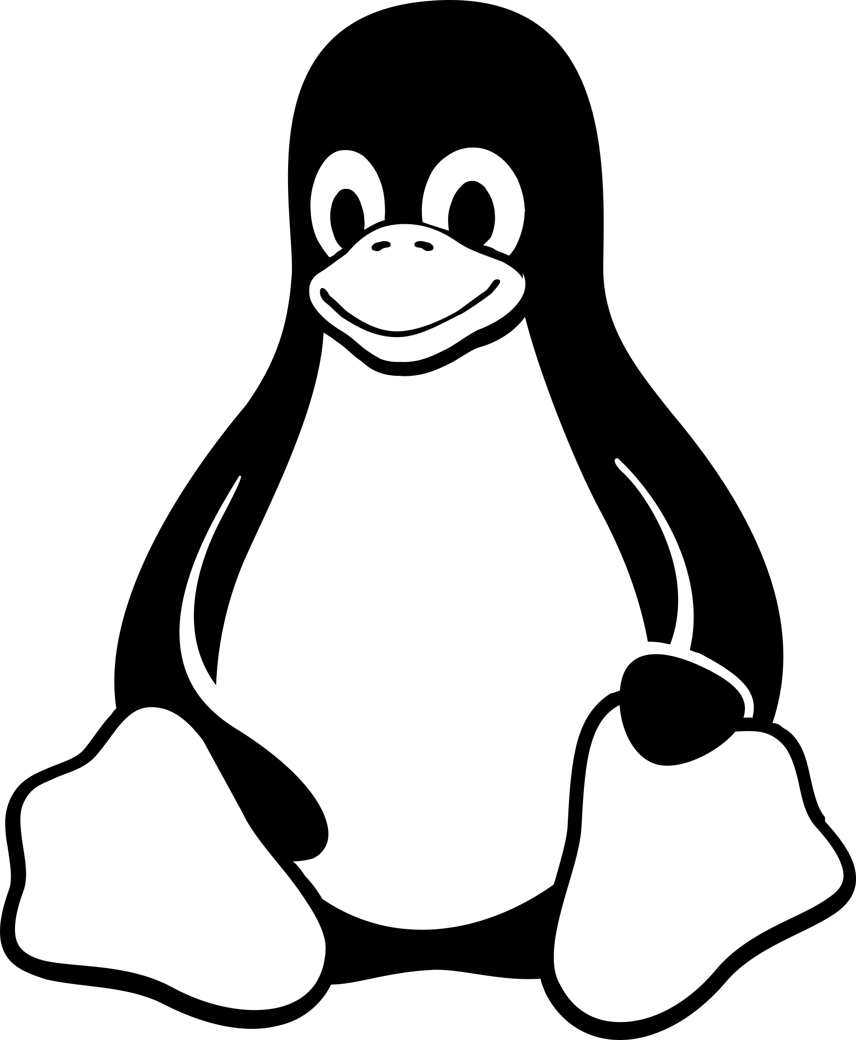 Brand Linux Sketch Style Svg Vector Free Vectors